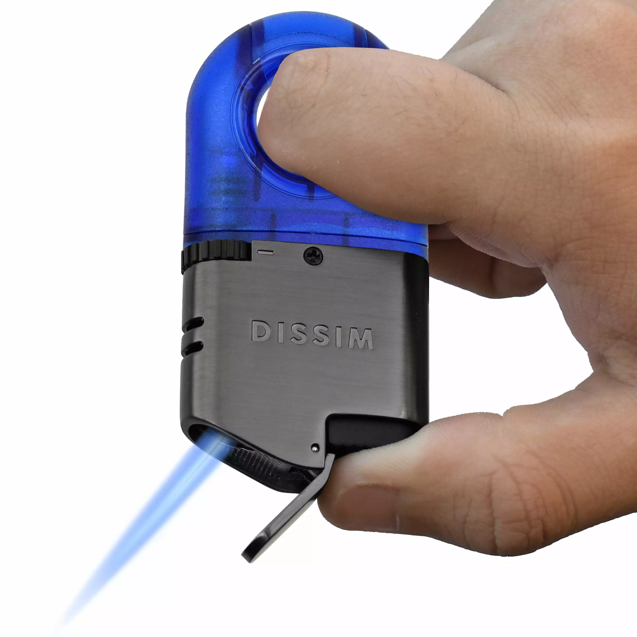 Dissim Sport Inverted Torch Flame Cigar Lighter - Blue