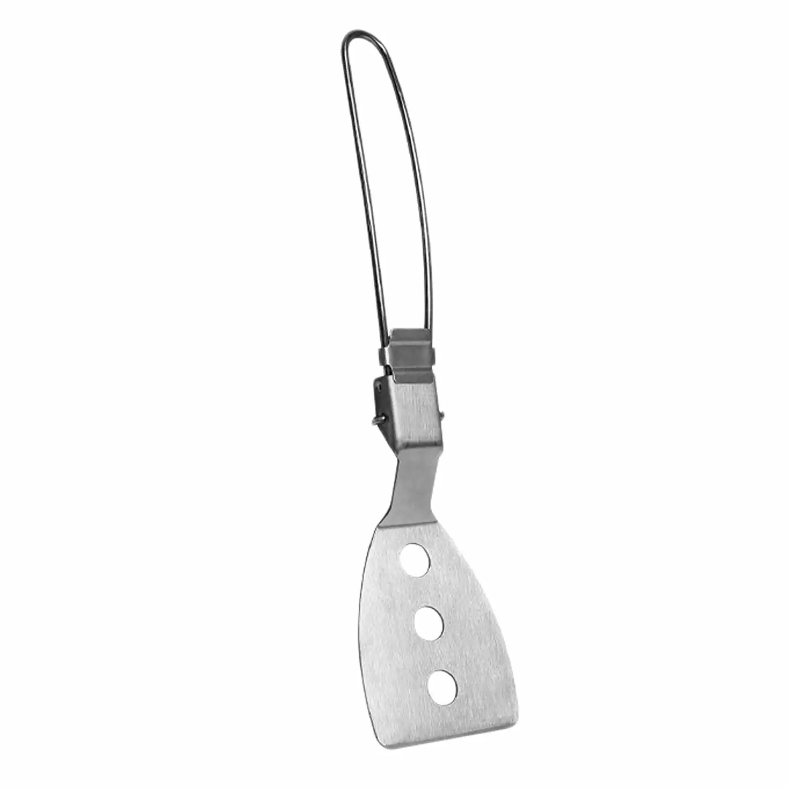 Octtong Folding Stainless Steel Spatula Camping Picnic and Outdoor Barbecue Travel-Friendly