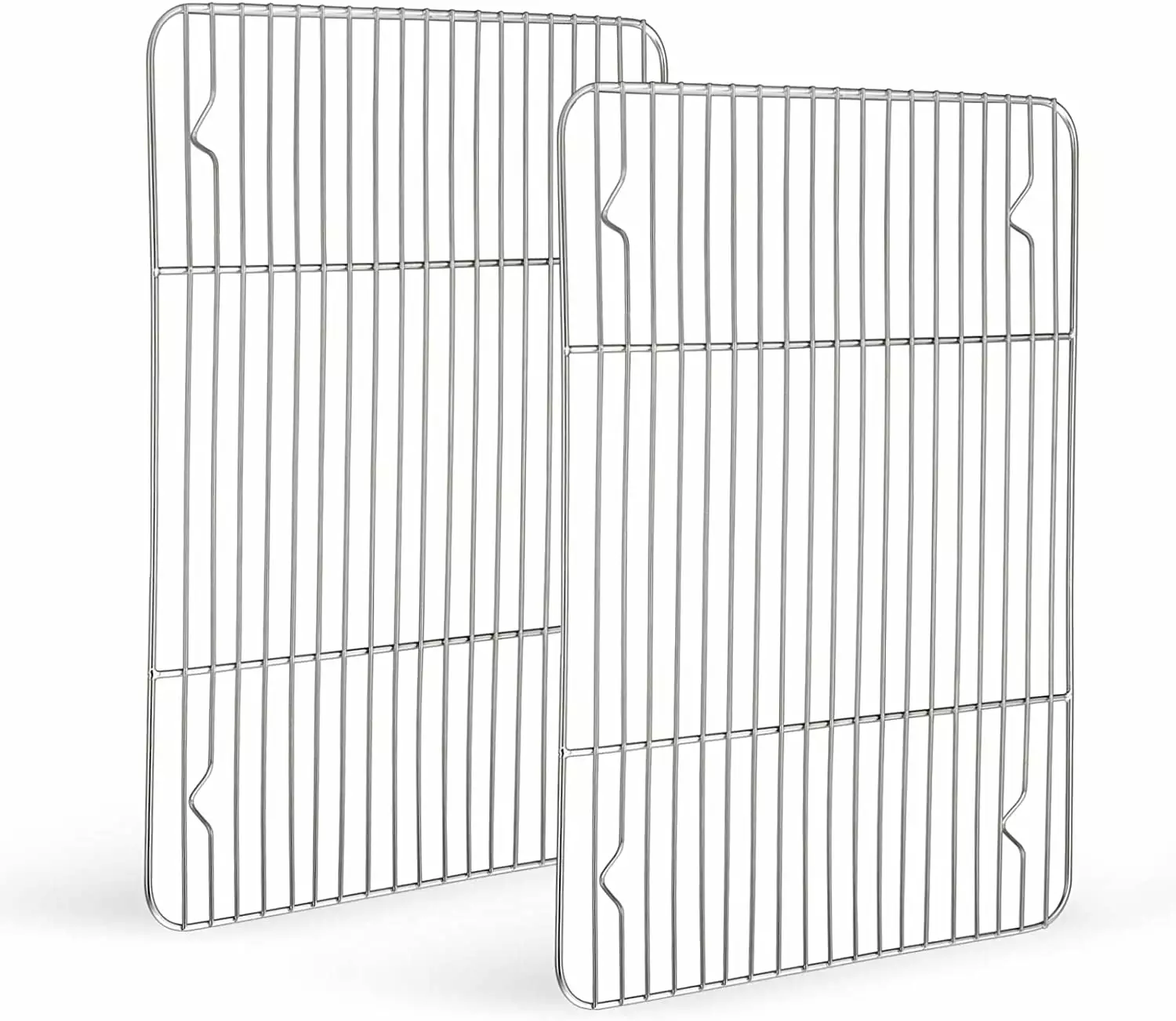 Torubia Cooling Rack Set 2 Stainless Steel Wire Grill Rack Oven Roasting Baking Cooking 11