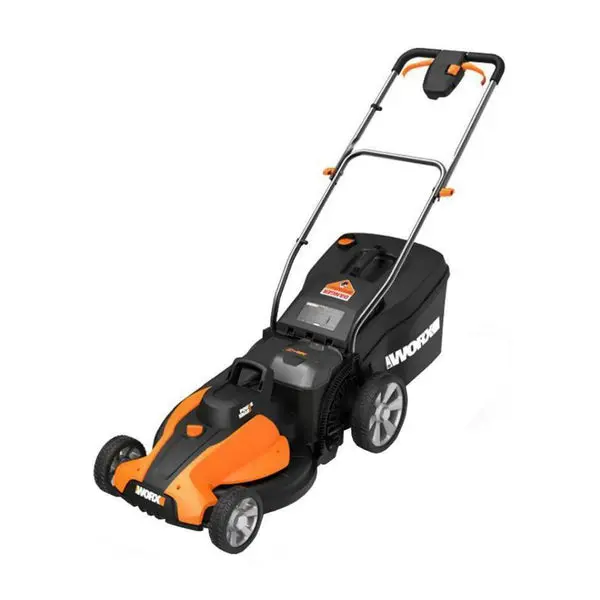 Worx WG744 Cordless Lawn Mower 40V 17-Inch Easy Yard Maintenance