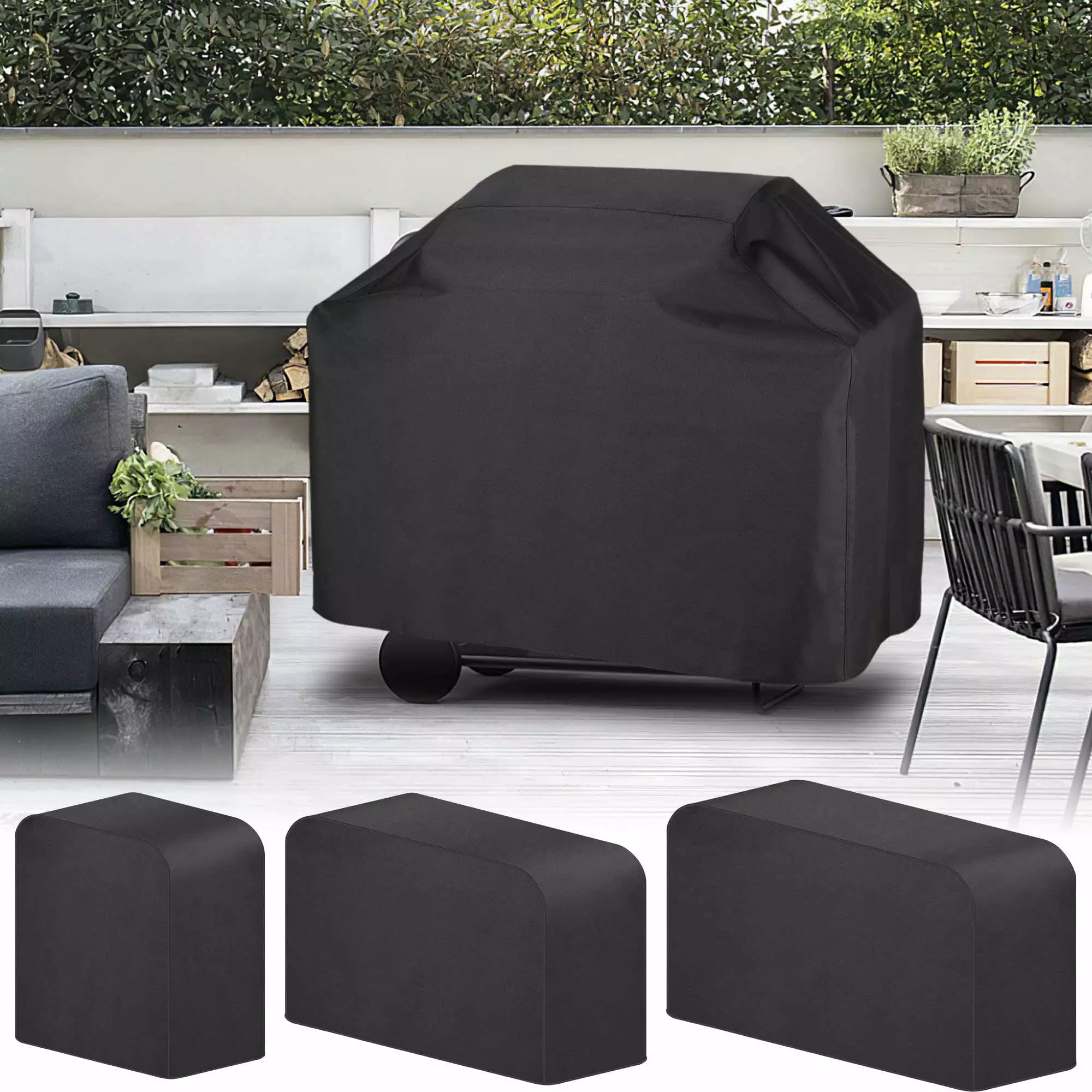 Deago 39 Inch Waterproof BBQ Grill Cover - UV Resistant Weber Char-Broil Nexgrill 39