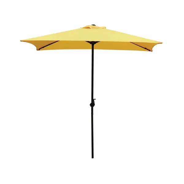 Seasonal Trends UMQ65BKOBD 33 Crank Umbrella Yellow 6.5 Feet Outdoor Shade
