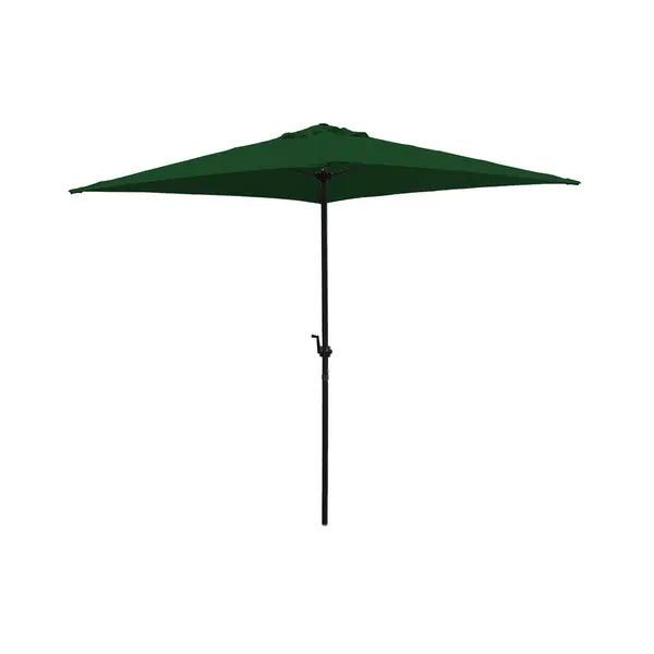 Seasonal Trends UMQ65BKOBD-01 Green 6.5 Foot Crank Umbrella Patio