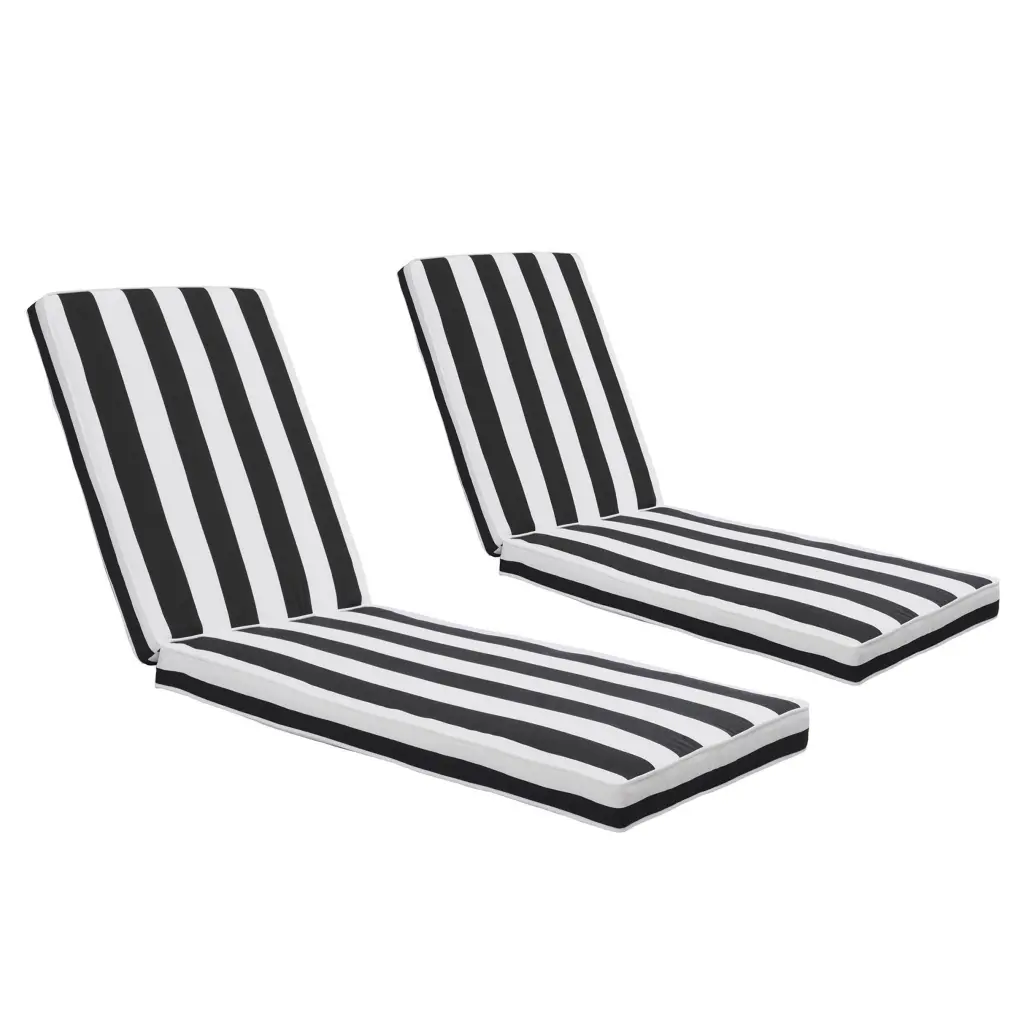2Pcs Outdoor Lounge Chair Cushion Replacement Patio Furniture Seat Cushions bei you