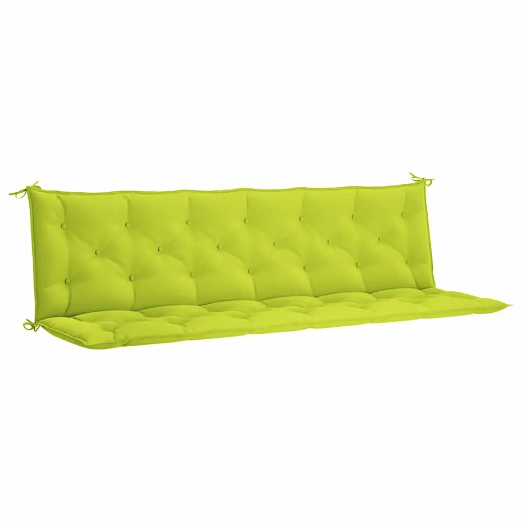 Bright Green Garden Bench Cushion 78.7x39.4x2.8 Inches Oxford Fabric Outdoor Seat Pad