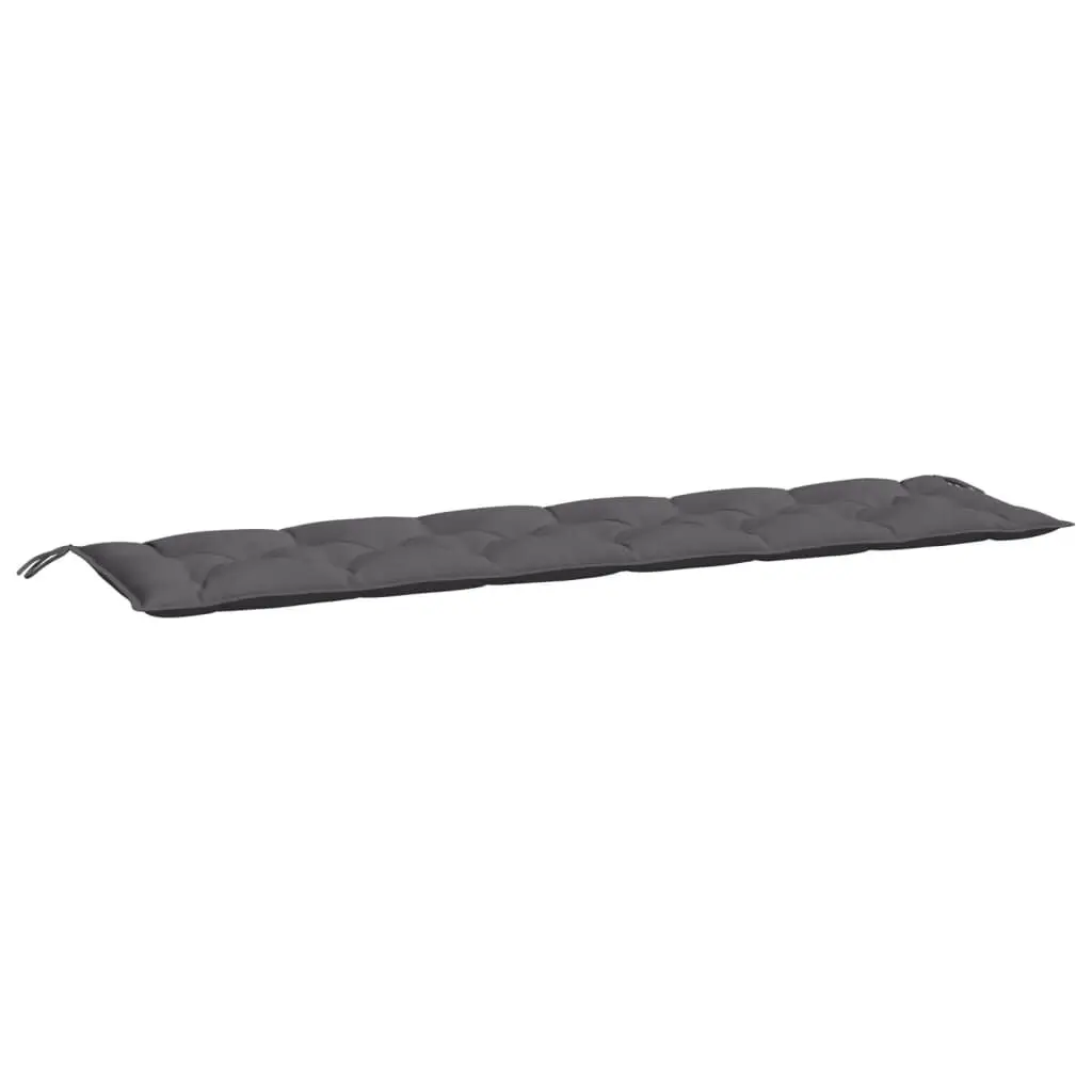 Garden Bench Cushion Anthracite 78.7x19.7x2.8 Inch Oxford Fabric