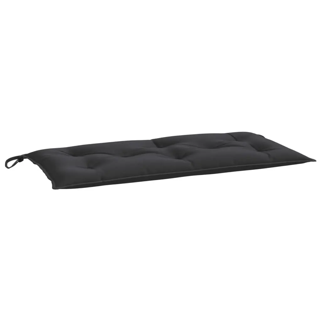 Garden Bench Cushion Black 43.3x19.7x2.8 Inches Oxford Fabric