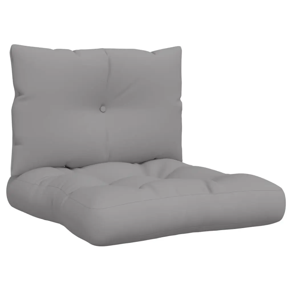 Gray Fabric Pallet Cushions 2 Pieces Cozy and Stylish Home Decor