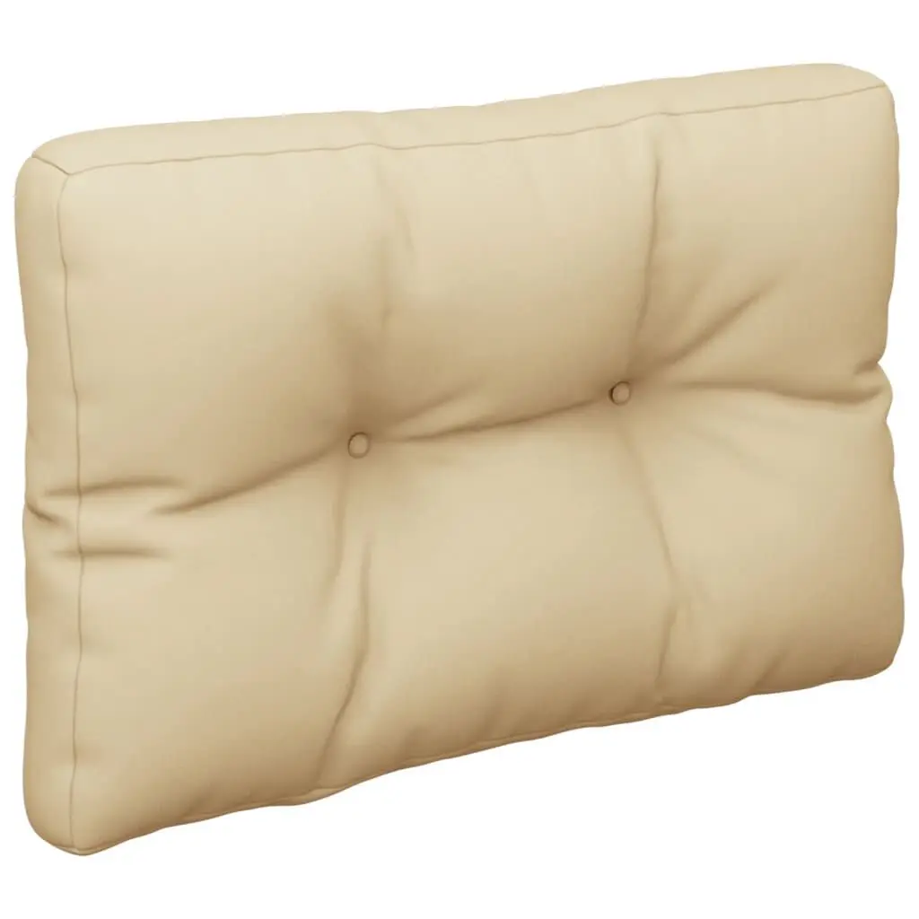 Pallet Cushion Beige 23.6x15.7 Inch Thick Fabric Floor Seat Pad