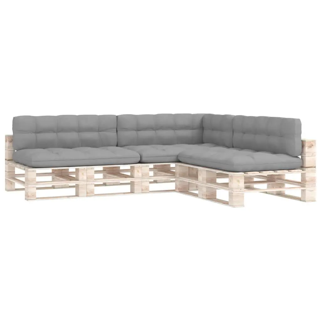 Pallet Sofa Cushions 7 pcs Gray Outdoor Sectional Couch Seat Covers