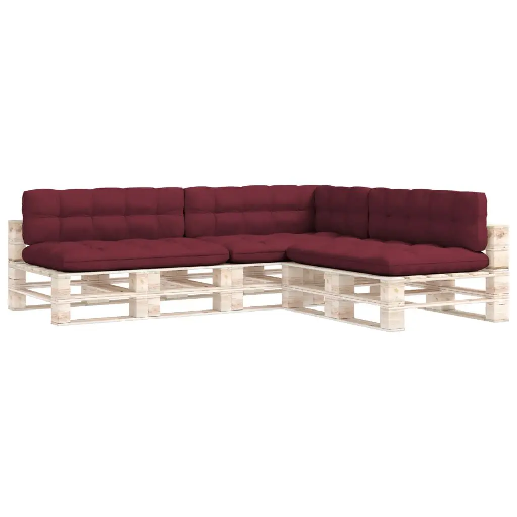 Pallet Sofa Cushions 7 Pieces Wine Red Outdoor Furniture Accessories