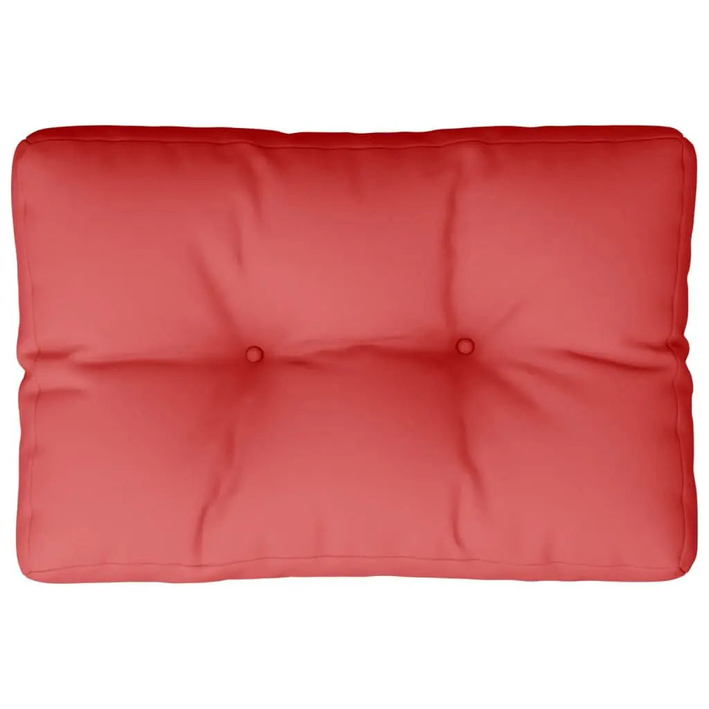 Red Fabric Pallet Cushion 23.6x15.7x4.7 Inches Patio Furniture Comfort