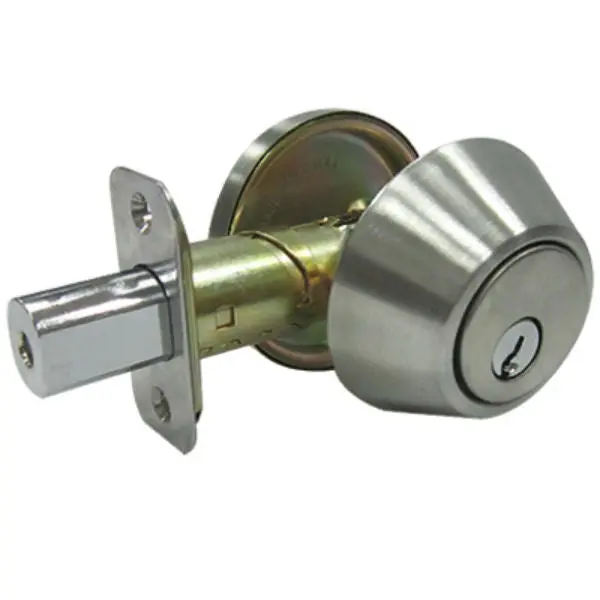 Taiwan Fu Hsing DL61-KA3Z Single Cylinder Deadbolt 5-Pin Cylinder Stainless Steel