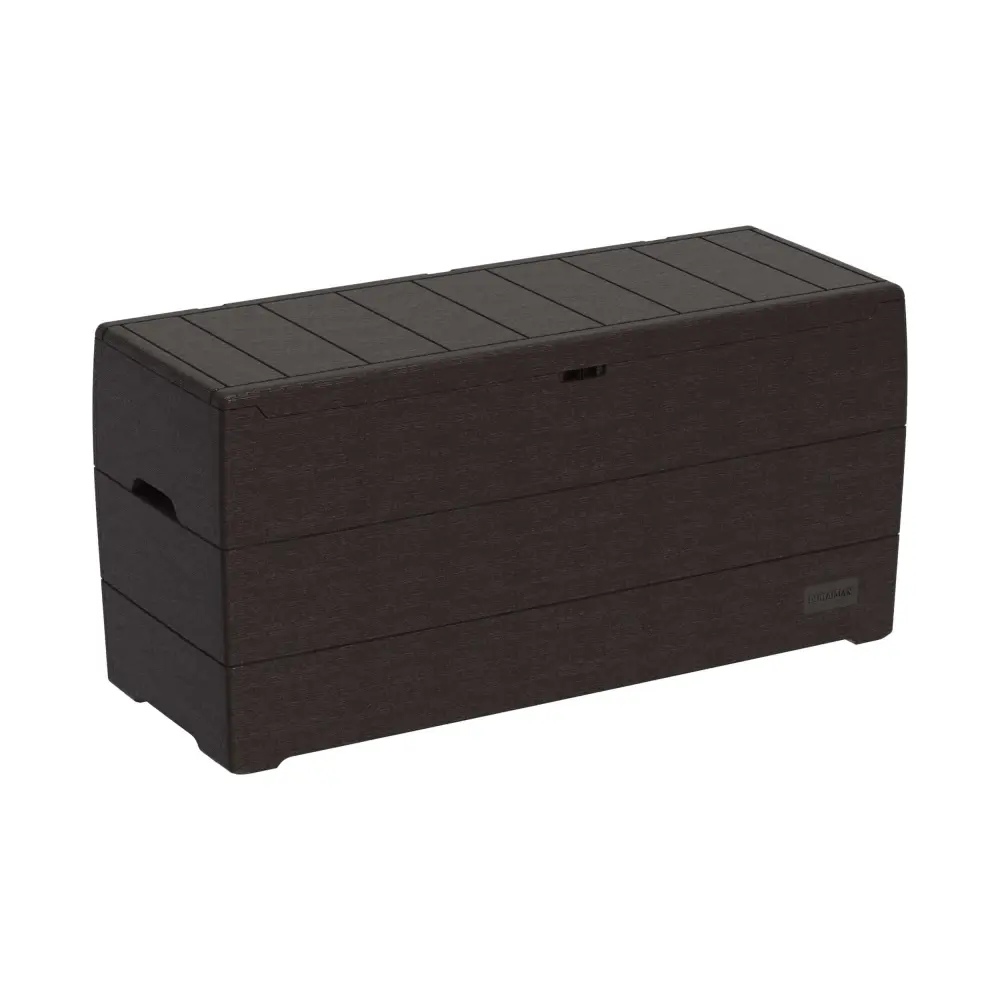 Duramax 71 Gallon Deck Box Chocolate 86601 Built- Seats