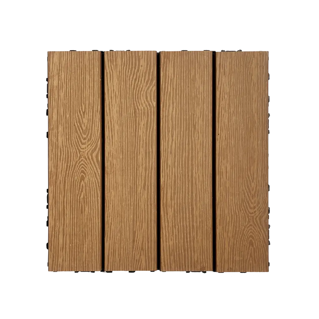 Timber Polymer Carbon Fiber Deck Tiles Set 20Pcs DIY Interlocking Decking rnb