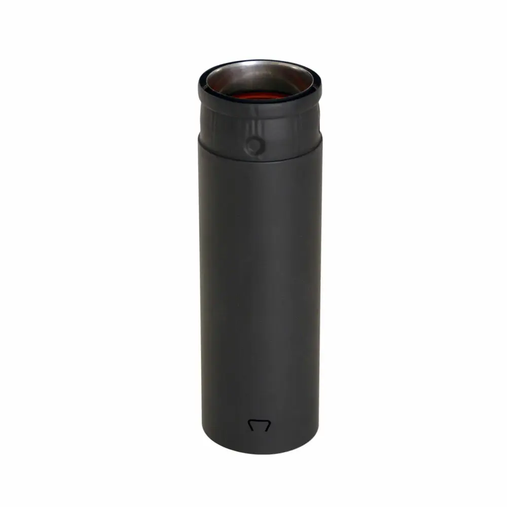 SPV Black Pellet Pipe, 4" x 12'' (4SPV-12B)