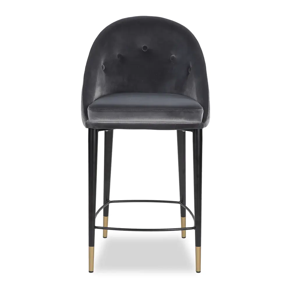 Antique Bronze Arden Counter Stool - Gainsborough Nickel Grey