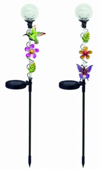 Headwind Consumer 830-1432 Solar LED Mosaic Sphere Chasing Stake Light