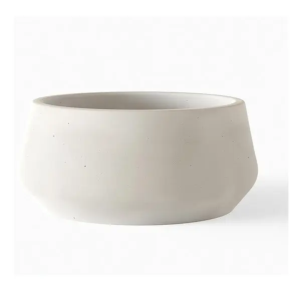 Avera AFM003090W 9 Inch White Rae Planter Elegant Home Decor
