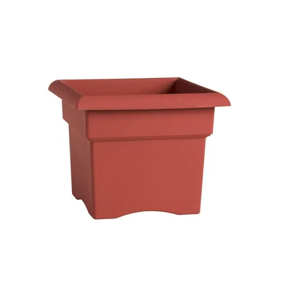 Fiskars 57014C Veranda Planter 14 Inch Clay Indoor Outdoor Use