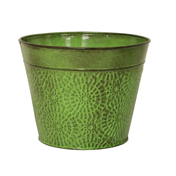 Robert Allen Cove Planter Sweet Pea Green Decorative Garden Pot