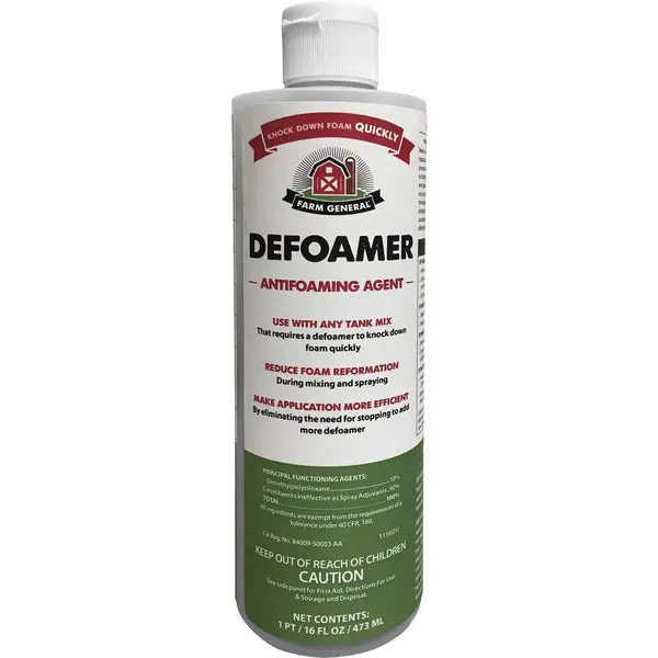 Farm General 75294 Defoamer Anti-Foaming Agent 16 Oz Agricultural Use