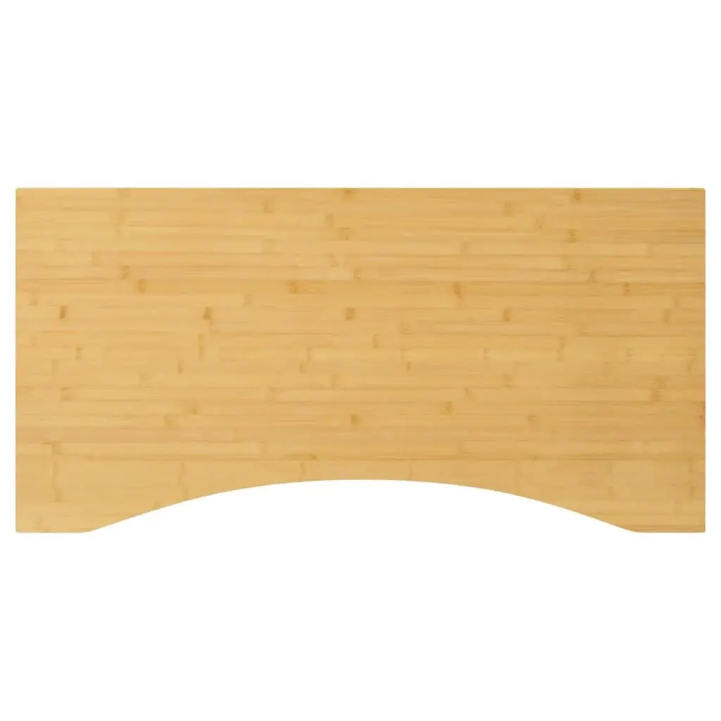 Bamboo Desk Top 43.3x21.7x1 Inch Natural Wood Table Top Office or Home