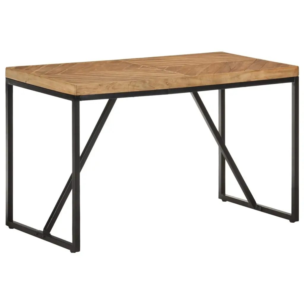 47.2x23.6x29.9 Solid Acacia and Mango Wood Dining Table Kitchen