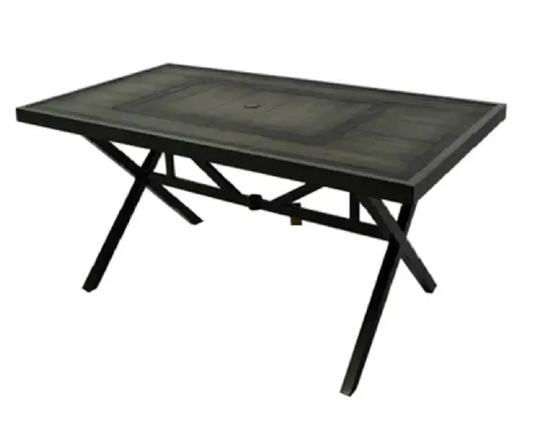 Four Seasons Courtyard BLE00299H60 Canmore Dining Table Outdoor Patio