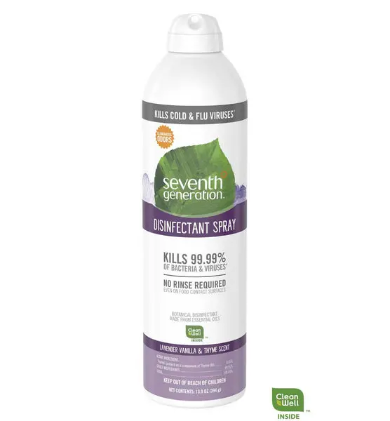 Seventh Generation 67236876 Disinfecting Multi-Surface Spray Lavender 13.9 Oz
