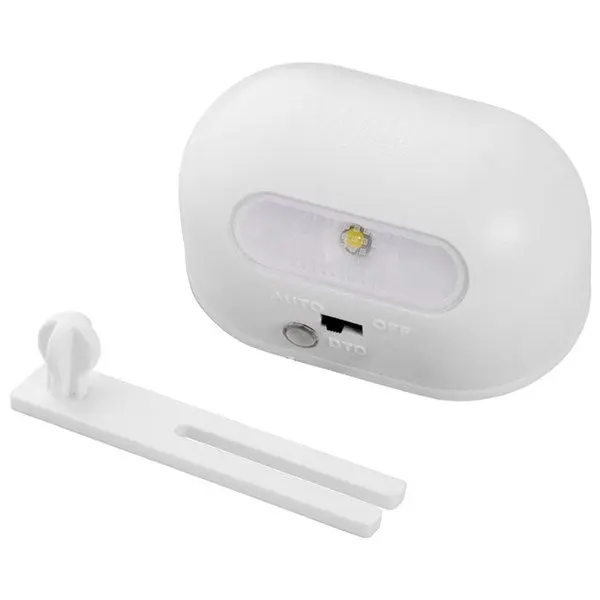 Wright Products Dusk-to-Dawn LED Storm Door Light White Energy Efficiency