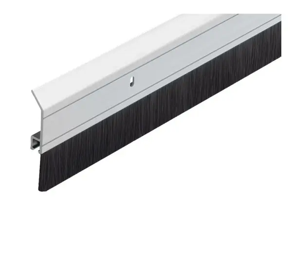 M-D Building Products 05100 Brush Door Bottom Sweep Silver/Brown Draft Protection