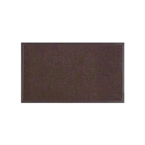 Sports Licensing Solutions 27392 Dual Rib Floor Door Mat Chocolate Brown Heavy Duty Entrance Mat