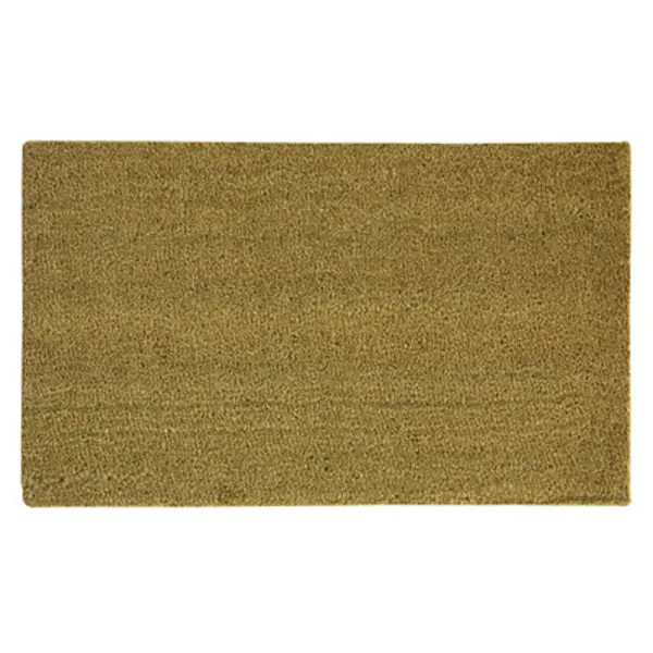 Sports Licensing Solutions 58772 Natural Coir Fiber Blank Mat Durable Doormat