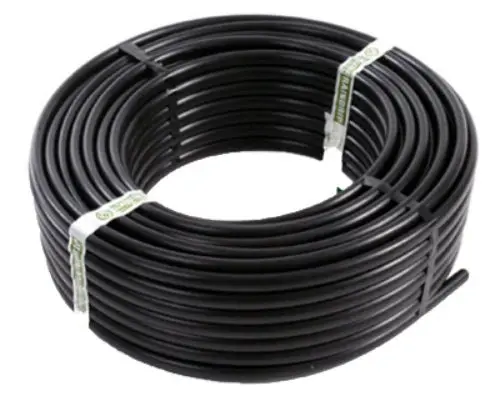 Raindrip 052010P Poly Drip Watering Hose Tubing 1/2 x 100 Feet Black