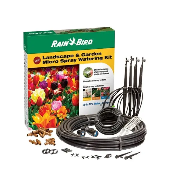 Rain Bird LNDDRIPKIT Drip Watering Kit Green 108-Piece Raindrip
