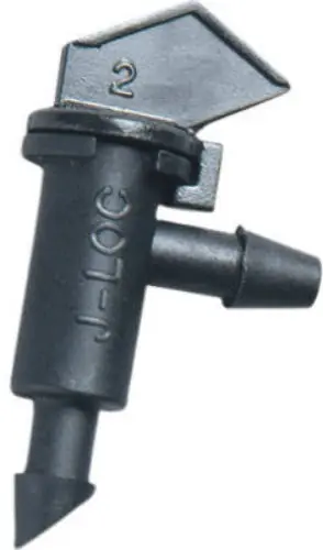 Raindrip 121025B Flag Dripper 1 GPH Black 25-Pack Efficient Irrigation
