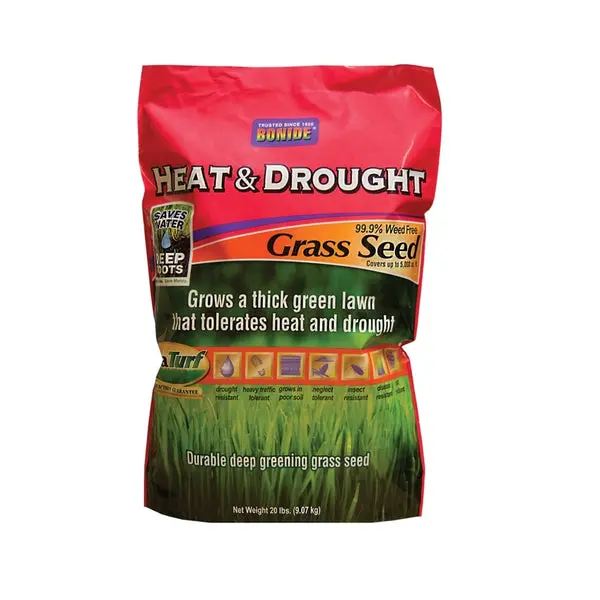 Bonide 60257 Heat and Drought Resistant Grass Seed 20 Lbs Dry Climates