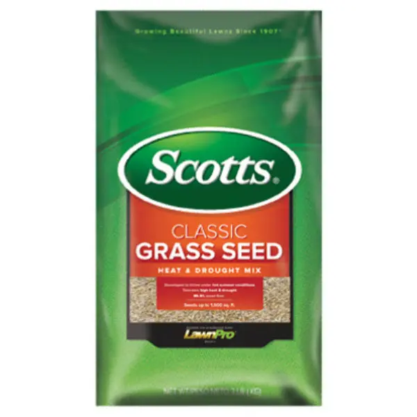 Scotts 17295 Classic Grass Seed Heat and Drought Mix 7 Lbs Lawn Care