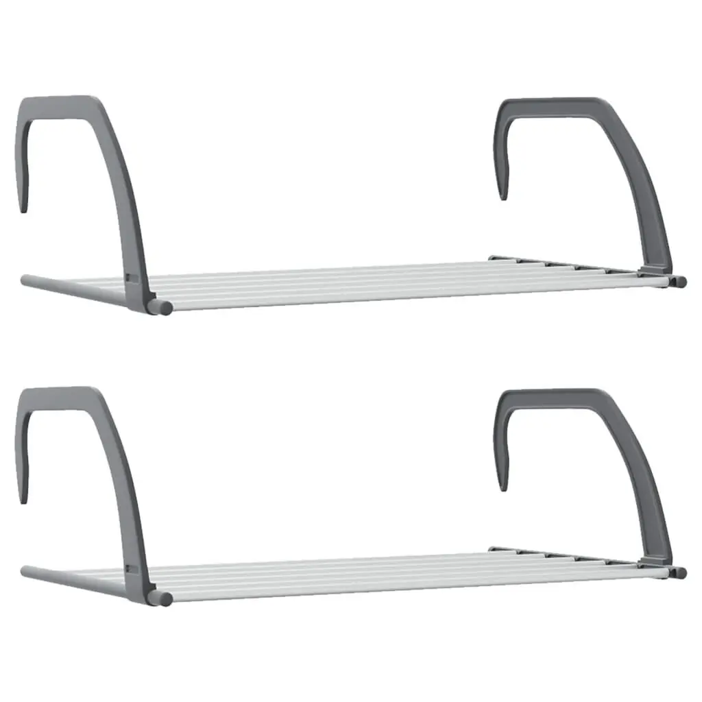 2-Pack Aluminum Drying Racks 20.9x13x7.1 Inches Foldable Laundry Rack