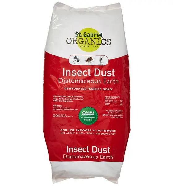St. Gabriel Organics 50020-7 Diatomaceous Earth Insect Dust 4.4 lbs Natural Pest Control
