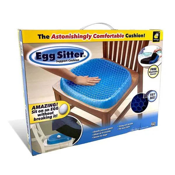 Egg Sitter 12655-4 Support Cushion Non-Slip Washable Cover As Seen On TV