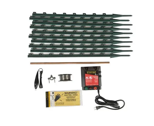 Zareba KGPAC-Z AC Garden Protector Electric Fence Kit Pest Control