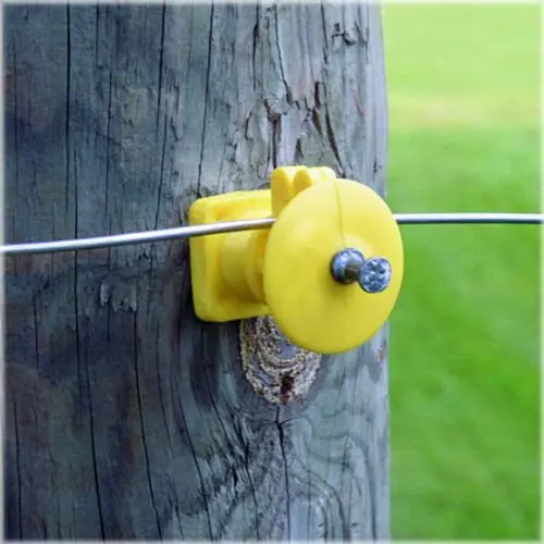 Fi-Shock IWKNY-FS Economy Insulator Double-Headed Nail Yellow