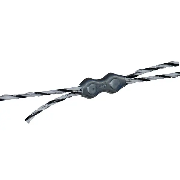 Powerfields R-46-C4 Polywire Double-Post Splicer 3 mm 4-Pack Fencing