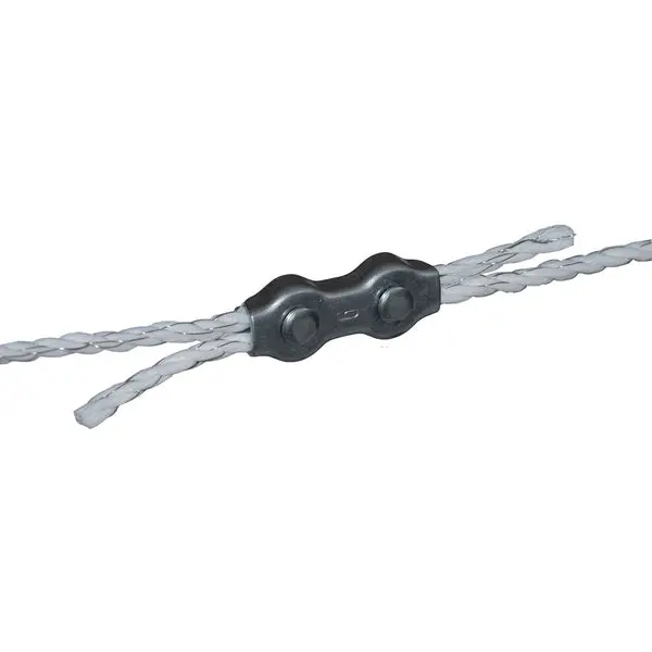 Powerfields R-47-C4 Polywire Double-Post Splicer 6 mm 4-Pack Fencing