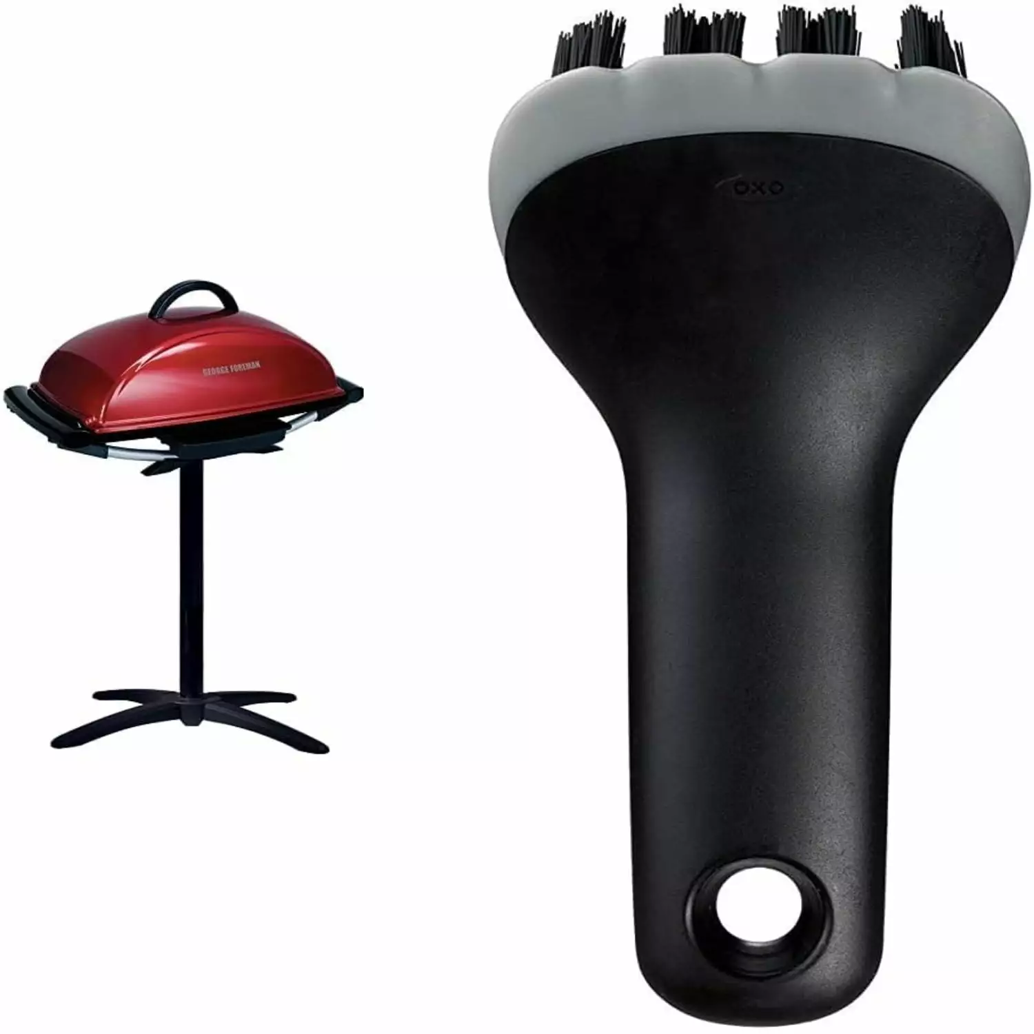 12-Serving Indoor/Outdoor Rectangular Electric Grill - Red GFO201R Home Use