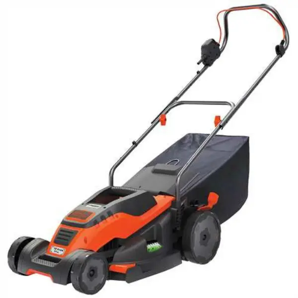Black & Decker EM1700 Lawn Mower 6 Setting Height Adjustment 12A 17" Black u0026 Decker