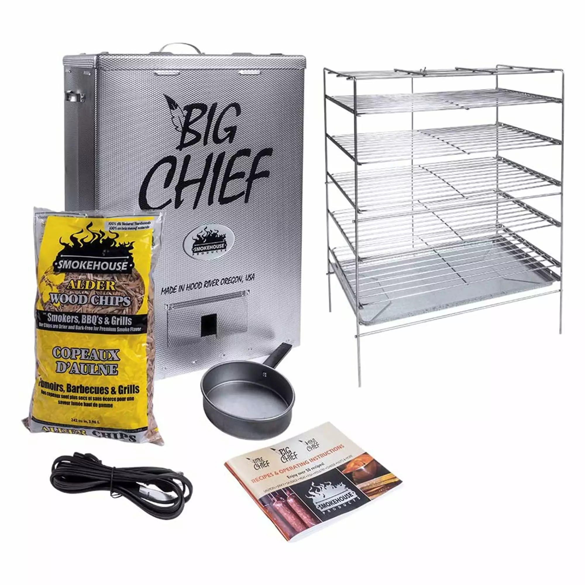Big Chief Top-Load Smoker Electric Smoker Meat Fish Jerky and Cheese