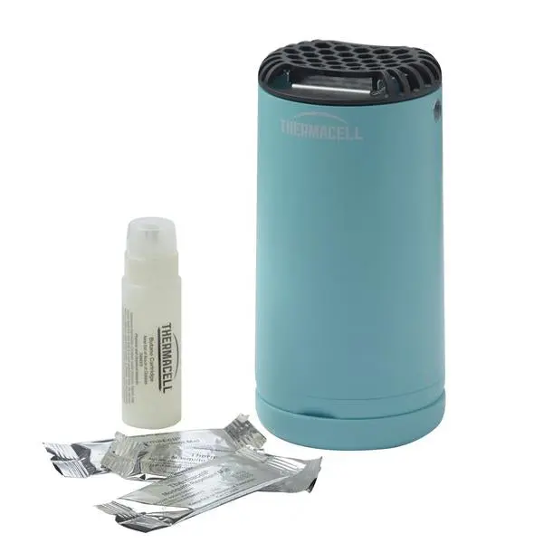 Thermacell MRPSB Patio Shield Mosquito Repeller Glacial Blue Outdoor Insect Repellent